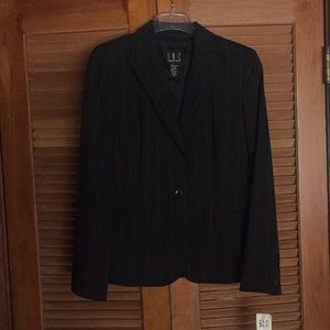 NWT black pinstripe suit jacket